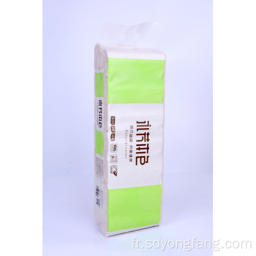 Papier toilette en rouleau couleur pulpe naturelle 1500g